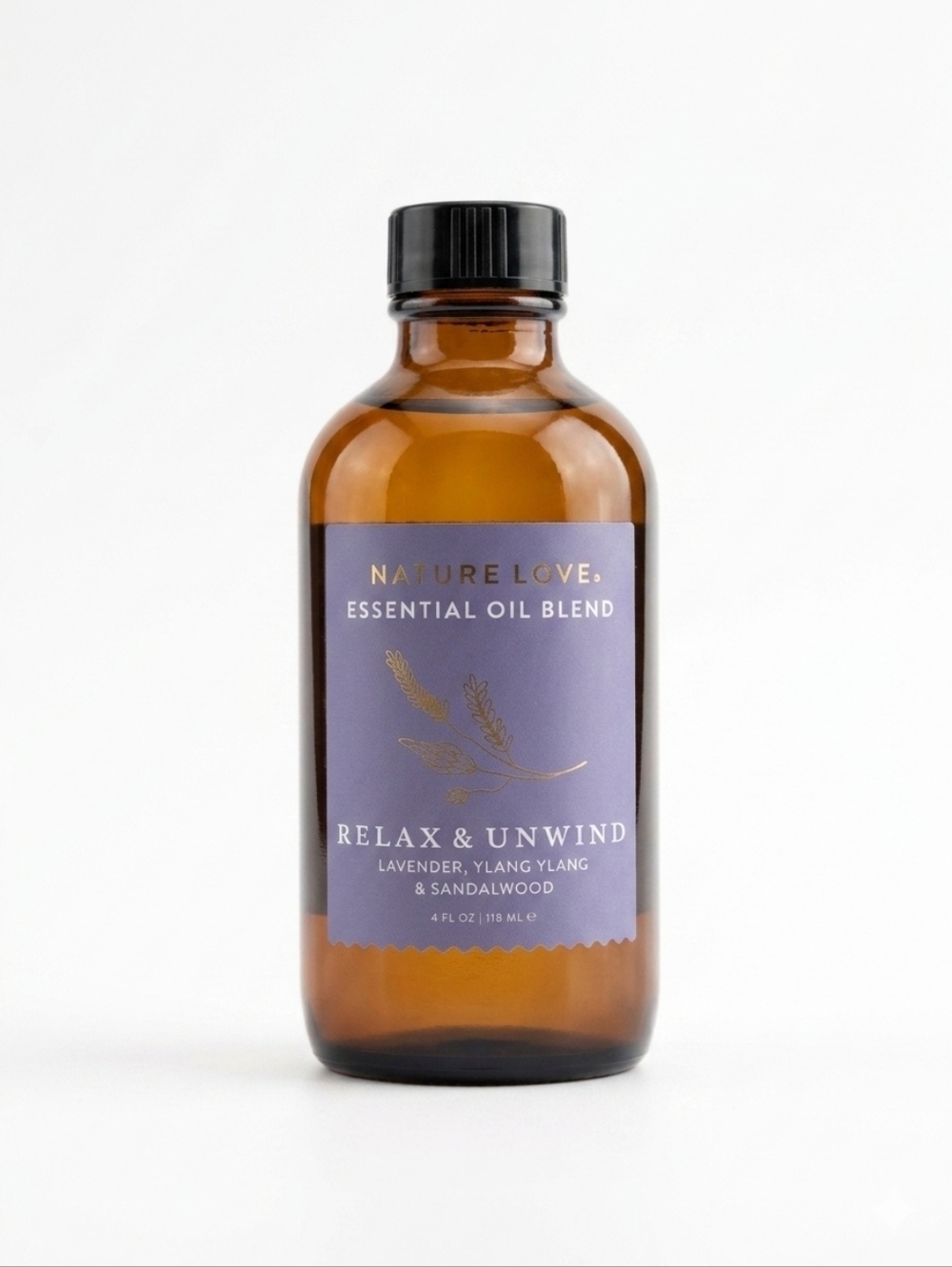 Nature Love Relax & Unwind Essential Oil Blend 4 oz - Discontinued Rare